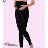 Termal Kışlık Yüksek Bel Hamile Taytı - 2XL - Siyah