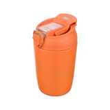 Termal Matara, Paslanmaz Çelik,%100 Sızdırmaz, Çift Katmanlı Kahve Çay Bardağı, Termos Bardak 350 ml (Turuncu)