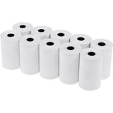 Termal Pos Yazar Kasa Rulosu - Pos Kağıdı - Beyaz - 56 mm x 13 Metre - 10 Adetlik 5 Paket - Çok Renkli