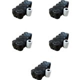 Termal Pos Yazar Kasa Rulosu - Pos Kagidi - Beyaz - 80 Mm X 40 Metre - 10 Adetlik 5 Paket