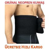 Termal Sauna Kemer Zayıflatan Kemeri Yağ Bel Göbek Eritme İncelme Terleme Korsesi Neopren Kumaş
