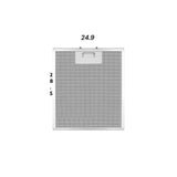 Termikel Ankastre Davlumbaz Alüminyum Filtre Uyumlu (249mmx285mm)(36135)
