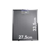 Termikel Ankastre Davlumbaz Aspiratör Için Filtre En 27,5 Cm 33,5 Cm Metal Yağ Filtresi