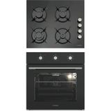 Termikel Ankastre Set (Bo O6435C B + Bh P6144C B) - Siyah
