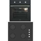 Termikel Ankastre Set (bo O6435c B + Bh P7144c B) Siyah