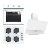 Termikel Ankastre Set (Bo O6435C W + Bh P6144C W + Ch C6532C Ww) - Beyaz