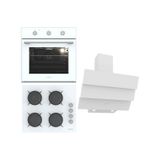 Termikel Ankastre Set (Bo O6435C W + Bh P6144C W + Ch S6532C Ww) - Beyaz