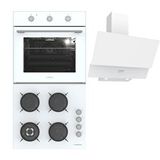 Termikel Ankastre Set (Bo O6435C W + Bh P6194C W + Ch C6532C Ww) - Beyaz
