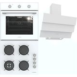 Termikel Ankastre Set (Bo O6435C W + Bh P6194C W + Ch S6532C Ww) - Beyaz