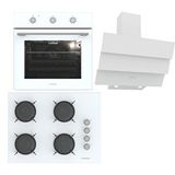 Termikel Ankastre Set (Bo O6435C W + Bh P7144C W + Ch S6532C Ww) - Beyaz