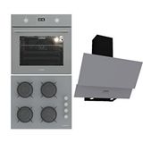 Termikel Ankastre Set (Bo O64D5C A + Bh P6144C A + Ch C6532C Ba) - Antrasit