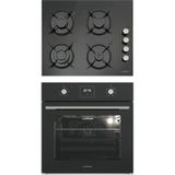 Termikel Ankastre Set (Bo O64D5C B + Bh P6144C B) - Siyah