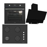 Termikel Ankastre Set (Bo O64D5C B + Bh P7194C B + Ch C6532C Bb) - Siyah