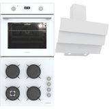 Termikel Ankastre Set (Bo O64D5C W + Bh P6194C W + Ch S6532C Ww) - Beyaz
