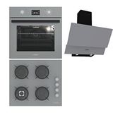 Termikel Ankastre Set (Bo O6555C A + Bh P6194C A + Ch C6532C Ba) - Antrasit