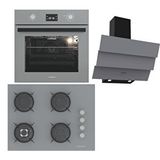 Termikel Ankastre Set (Bo O6555C A + Bh P7194C A + Ch S6532C Ba) - Antrasit
