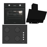 Termikel Ankastre Set (Bo O6555C Db + Bh P7144C B + Ch C6532C Bb) - Siyah
