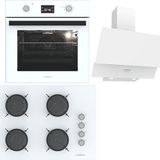 Termikel Ankastre Set (Bo O6555C W + Bh P7144C W + Ch C6532C Ww) - Beyaz