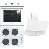 Termikel Beyaz Ankastre Set (Bo O64D5C W + Bh P6144C W + Ch C6532C Ww) A Enerji Sınıfı ile Modern Tasarım