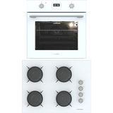 Termikel BO O64D5C W - BH P7144C W Beyaz 2'li Ankastre Set