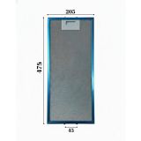 Termikel İle Uyumlu Davlumbaz 20,5X47,5 CM Arka Ara 4,5CM Aspiratör Filtresi