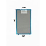 Termikel İle Uyumlu Davlumbaz 20X34,5 CM ArkaAra 12,5CM Aspiratör Filtresi