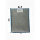 Termikel İle Uyumlu Davlumbaz 25X28,5 CM Arka Ara 12,5 CM Aspiratör Filtresi