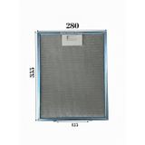 Termikel İle Uyumlu Davlumbaz 28X35,5 CM Arka Ara 12,5 CM Aspiratör Filtresi