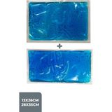Termojel Sıcak Soğuk Kompres Jel Buz Paketi, Ikili Set 13X26 ve 26X35 Soğutucu Isıtıcı Jel Kompres - İkiliset