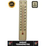 #Termometre Hassas Duvar Tipi Ev Ofis Derece Ahşap Oda Sıcaklığı Sıcaklık Ölçümü Termometresi Küçük Boy