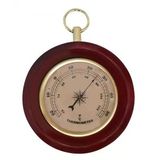 Termometre Kadran Çap:9cm Ahşap Plaka Çap:13cm