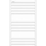 Termorad Alüminyum 50X70 Petsa Stila Havlupan - Beyaz - 50x120
