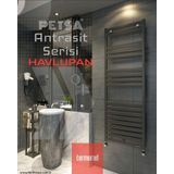 Termorad Petsa Ral7016 Texture Antrasit Alüminyum Havlupan 50X80