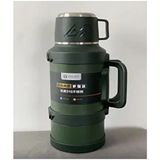 Termos 3.2 Litre Kamp Aile Boy Çelik - Yeşil - 3,5 lt