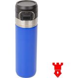 Termos 700 ml Kamp Okul Iş Spor SUS-304 Paslanmaz Çelik Termos Çift Katmanlı Kilitli Kapak - Lacivert