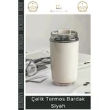 #Termos Paslanmaz Sızdırmaz Isı Yalıtımlı Vakumlu Ofis Outdoor Kahve Çelik Termos Bardak Siyah