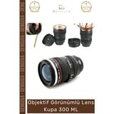 #termosbardak Objektif Tasarımlı Paslanmaz Çelik 300 ml Siyah Kaliteli Kahve Çay Termos Mug Bardak - Renkli