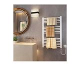 TERMOSTATLI ELEKTRİKLİ HAVLUPAN RADYATÖR ISITICI 450 * 1000 BEYAZ 5 YIL GARANTİ ALMAN TEKNOLOJİ