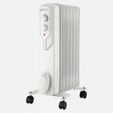 Termostatlı Yağlı Radyatör Isıtıcı 1500W 7 Dilim Yağlı Radyatör Terkerlekli