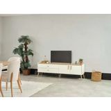 Terra Modern Tv Sehpası 2 Çekmeceli Ve 2 Kapaklı Tv Ünitesi