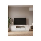 Terra Tv Ünitesi 160x46x35 Cm Beyaz - Modern Tasarım