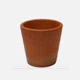 Terracota Konik Kaktüs Naturel Saksı Q5,5cm