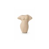 Terracotta Gövde Şekilli Dekoratif Vazo Kahverengi