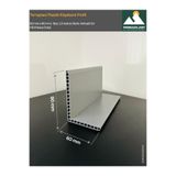 Terraplast Plastik Köşebent Profil | 4 Adet x 1.5 metre | 60 x 90 mm | L Profil | Çift Cidar- Yüksek Dayanım