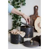 Terrazzo Desenli Metal Saklama Kabı Seti - 2'li Set (1,3 Lt - 2,9 Lt) ERB53U4