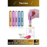 Terrien Deluxe Seri Minimal Kullanışlı Taşınabilir Şık Zarif Alüminyum Doldurulabilir Cep Parfüm Şişesi