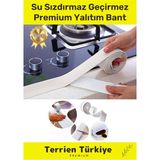 Terrien Duş Pvc Lavabo Küvet Tezgah Kenar Banyo Mutfak Pencere 3,2 mt Su Sızdırmaz Geçirmez Yalıtım Bant - Tek Ebat