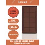 Terrien Home Serisi Bpa İçermez Esnek Dayanıklı Yüksek Isı Dayanıklı 1 Adet Dubai Çikolata Silikon Kalıbı