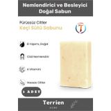 Terrien Home Serisi El Yapımı Doğal Bitkisel 3 Adet Hassas Ciltler Arındırıcı Nemlendirici Keçi Sütü Sabunu