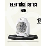 Terrien Mini Elektrikli Isıtıcı – Taşınabilir Fanlı Isıtma Sistemi - 10 W
